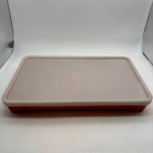 Vintage Tupperware Deli Meat Hot Dog Bacon Storage Container Plastic with Lid
